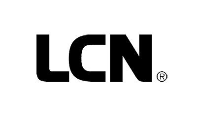 The logo for LCN. Our locksmiths in Colubmus, OH use LCN commercial door closures to secure your business.