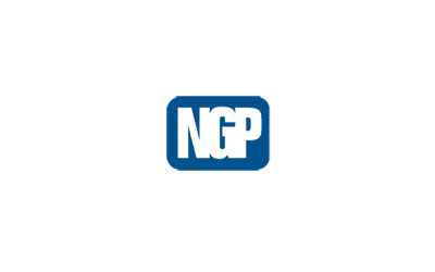 The official logo of NGP, a locksmith hardware company used by Snap N Crack of Columbus, OH.