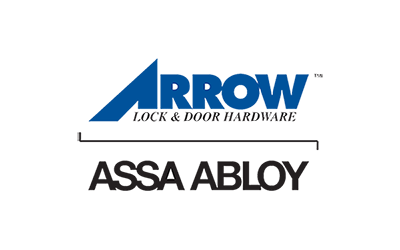 Arrow by Assa Abloy, a lock and oor company used by our locksmiths.