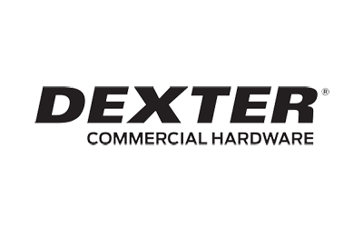 The official logo of Dexter Commercial Hardware.