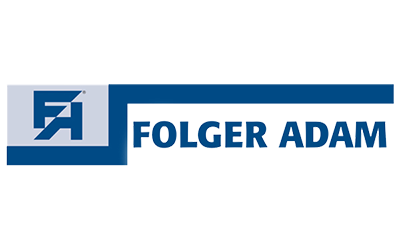 The logo of Folger Adam who manufacturers detention locks we use for prisons. Our locksmiths can secure businesses and industrial locations such as prisons around Columbus, OH.