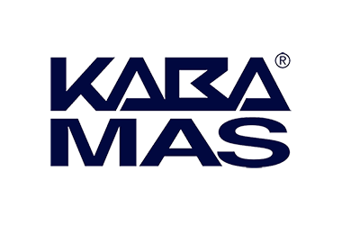 Kaba Mas official logo. Our locksmiths in Columbus, OH use Kaba Mas high-security locks.