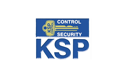 The official logo of KSP, creator of key systems.