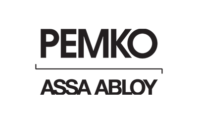 The official logo of PEMKO ASSA ABLOY, a locksmith hardware company used by Snap N Crack of Columbus, OH.