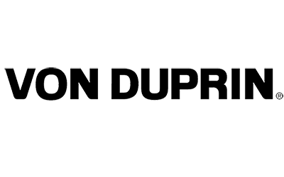 The official logo of Von Duprin, a locksmith hardware company used by Snap N Crack of Columbus, OH.