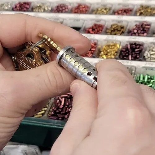 Rekeying a lock cylinder