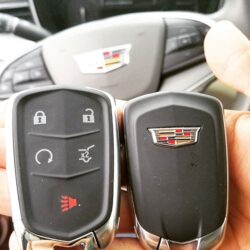 Two new fobs for a Cadillac Two new fobs for a Cadillac.