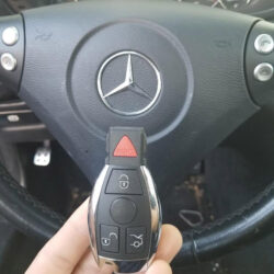 Mercedes owner wanted an extra fob just in case...