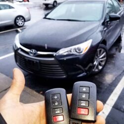 We programmed two new remotes for this Toyota Corolla